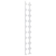 thumbnail image 4 of Ekena Millwork 47"H x 1/8"T Pandora Adjustable Acrylic Decorative Slat Wall Panel Kit, White (contains 16 Slats + 1 Straight Edge Starter Slat), 4 of 11
