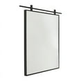 thumbnail image 3 of Solene Black Metal Farmhouse Wall Mirror, 3 of 6