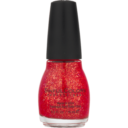 Sinful Colors Professional Nail Polish (Glitter), Devil's Stare, 0.5 fl oz