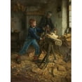 thumbnail image 2 of Henry Ossawa Tanner 14x18 Black Ornate Wood Framed Double Matted Museum Art Print Titled - The Young Sabot Maker, 2 of 5