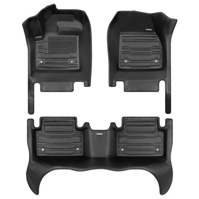 TuxMat - For Land Rover Range Rover Evoque 2020-2026 Models - Custom Car Mats - Maximum Coverage, All Weather, Laser Measured - This Full Set Includes 1st and 2nd Rows