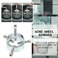 TUIBELYN Range Hood Fan & Blower Wheel Puller for Kitchen (Silver