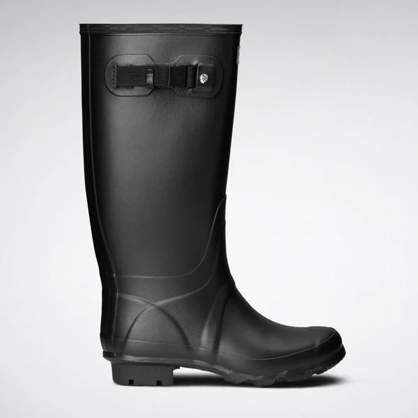 Hunter Women's Huntress Tall Field Rain Boots, Black, Size 8M