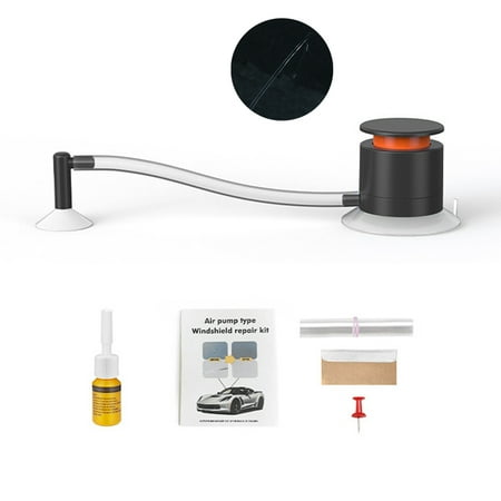 

Tickas Windshield Repairing Kit Car Glass Repairing Fluid Crack Repairing Tool Air Pump Type Windscreen Quick Fix