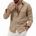 thumbnail image 3 of Camisa funcional de manga larga para hombre con protección UV UPF50+ para senderismo, 3 of 5