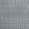 thumbnail image 3 of Mainstays Full/Queen Quilt - Light Grey Velvet - Zig Zag Stripe, Reversible Bedding, 3 of 9