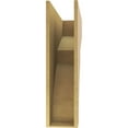 thumbnail image 4 of 9"W x 36"D x 36"H Thin Monterey Rough Cedar Woodgrain TimberThane Corbel, Primed Tan, 4 of 6
