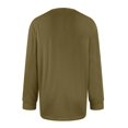 thumbnail image 6 of GrmtClth Mens Henley Shirts Casual Fit Long Sleeve Button T-Shirts Cotton Blend Lightweight Tee Tops with pocket Dark Green XXL, 6 of 6