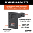 thumbnail image 2 of Curt Hitch 48323 Pintle Hook Mounting Plate, 2 of 2