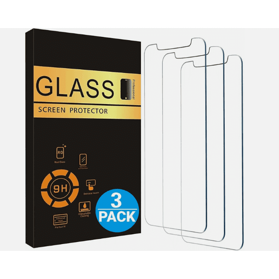 3 Pack Tempered Glass Screen Protector for iPhone 17 Pro – 9H Hardness, HD Clarity, Anti-Scratch, Bubble-Free Installation