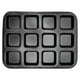 thumbnail image 1 of Molde para hornear Brownie ANGGREK Mini molde para pasteles de acero al carbono 12 cavidades, 1 of 8
