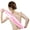 Pink, variant on Sturdy Quick Drying Rayon Bath Towel Exfoliator Body Scrubber for Shower and Travel