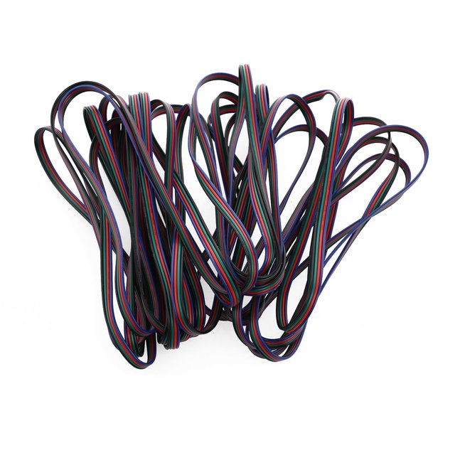 Cables de extensión 3528 Cable de tira LED Luz de línea de 4 pines