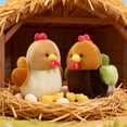 thumbnail image 4 of Juguete de Animales de Peluche de Pollo Esponjoso Regordete, Pollo Ultrasuave, Lindo, Ecológico, Muñeco de Peluche, Regalo de Peluche, 4 of 11
