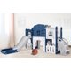 thumbnail image 5 of Durable 8-in-1 para niños pequeños playground activity set con slide climber y basketball hoop-indoor/outdoor play equipment para ages 1 to 3 (blanca y blue), 5 of 7