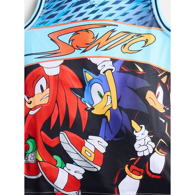 Sonic the Hedgehog Boys Basketball Jersey & Shorts photo 2