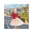 thumbnail image 2 of Girls Dress Red Pearl Pocket Sequin Vintage Classic Christmas Long Sleeve 7 Years, 2 of 8