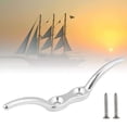 thumbnail image 4 of 2.5 Inch 316 Stainless Steel Marine Boat Flagpole Cleat Hook With Screws, 4 of 10