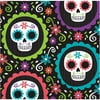 Creative Converting Day of the Dead Beverage Party Napkins 16/Pkg