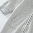 thumbnail image 5 of WUXIAN Toddler Girls Boys Winter Long Sleeve Jumpsuit Hooded Solid Color Outwear Children Clothes Baby Comfortable Dailywear, 5 of 7