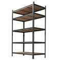thumbnail image 4 of Étagère de Rangement en Métal Robuste à 5 Niveaux - Support Utilitaire Ajustable - Autoportant, 650 Lb par Tablette pour Garage, sous-Sol, Garde-Manger, Entrepôt, Cuisine - 48 Pouces L x 24 Pouces L x 72 Pouces H, 4 of 8