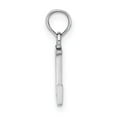 thumbnail image 2 of Diamond2Deal 14K White Gold Block Letter L Initial Pendant for Women, 2 of 6