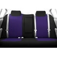 thumbnail image 2 of CalTrend Rear 40/60 Split Bench NeoSupreme Seat Covers for 2001-2003 Toyota Highlander - TY149-10NN Purple Insert with Black Trim, 2 of 3