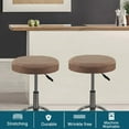 thumbnail image 2 of AIGIA 2 Pack Bar Stool Covers Round Stool Covers With Elastic Bands Slipcover Washable Stool Cushion Covers, 2 of 7