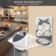 thumbnail image 5 of Yayeee Toggle Light Switch Wall Plate 1-Gang 4.5"x2.7" Home Decorative Outlet Cover, Black Cute Cat, 5 of 7
