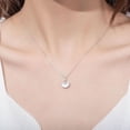thumbnail image 3 of 14K Gold Real Natural Jade Fortune Lock Necklace, Small Gold Lock Pendant, Elegant Jade Jewelry Gift for Her Good Luck, 3 of 5