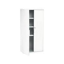 Iceberg OfficeWorks 66" Storage Cabinet, Platinum