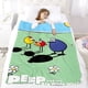 thumbnail image 5 of Peep y el Gran Mundo Ancho anti-pilling, suave, ligera, esponjosa y acogedora de lujo para hogar y cocina – Perfecta para niños y adultos, 100 x 150 cm, 5 of 6