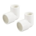 thumbnail image 1 of Conexión de tubería, codo de 90 grados Schedule 40 blanco 20mm x 25mm socket 5Pcs, 1 of 3