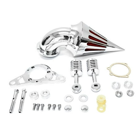 - Krator Harley Davidson Softail Night Train Fat Boy Dyna Super Glide Low Rider Wide Glide Touring Road King Road Glide Chrome Aluminum Cone Spike Air Cleaner Kit Intake Filter Motorcycle (2001-2009)