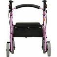 thumbnail image 2 of NOVA Medical Products 18" Zoom Rolling Walker, Pink, 2 of 2