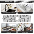 thumbnail image 6 of Coolnut 2 Pack Faucet Mat Splash Guard for Kitchen Sink,Lightning Bolt Signs Doodle 30x5 Inch Super Absorbent Microfiber Sink Protector Mat, Kitchen Sink Mat Machine Washable Kitchen Sink Accessories, 6 of 7