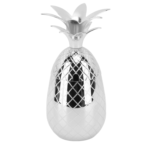 Taza de Piña de Acero inoxidable 304 de 500 ml, Vaso Elegante y Versátil para Fiesta en Bar, Vasos Reutilizables