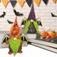 thumbnail image 5 of B Muñeco sin rostro de Halloween, gnomo de Halloween, gnomo luminoso, decoraciones enanas de felpa, 5 of 5
