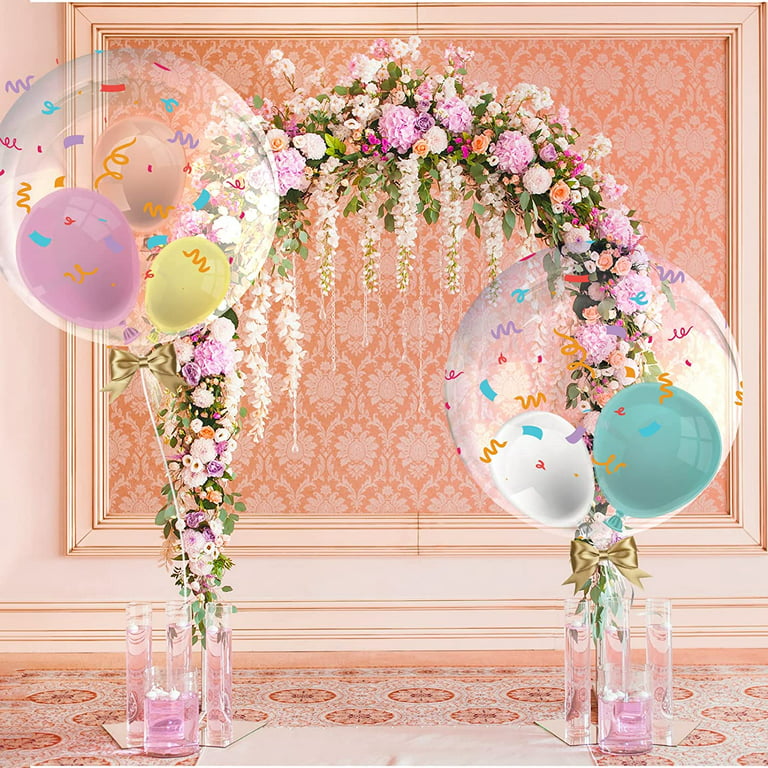 26 Large Clear Balloons Stuffing Pre Stretched Extra Wide Mouth Bubble  Bobo Balloon Valentines Day Baby Shower Birthday Wedding - AliExpress