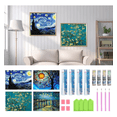 thumbnail image 4 of Cuadro Decorativo Pintura Diamante 5d Diamond Painting 4 Set ,Multicolor, 4 of 5