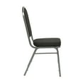 thumbnail image 6 of Flash Furniture Crown Back Stacking Banquet Chair in Black Fabric - Silver Vein Frame, 6 of 9