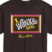Wonka - Retro Chocolate Wonka Bar Logo Short Sleeve Graphic T-Shirt
