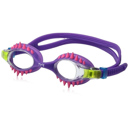 UPC: 0036702639170 | TYR Child Swimple Spikes Kids Fit Goggles (Clear/Purple One Size)