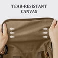 thumbnail image 5 of Gonex 50L Canvas Duffel Bags 24" Expandable Travel Overnight Weekender Bag for Men Women, 5 of 8