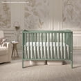 thumbnail image 5 of Dream On Me Folding Full Size Convenience Crib in Meadow Green, Comes With Heavy Duty Locking Wheels, 5 of 9