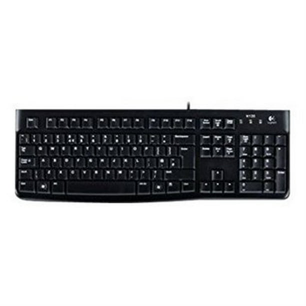 logitech k120 keyboard - wired usb - low-profile keys ...