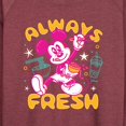 thumbnail image 3 of Disney - Always Fresh - Women's Lightweight French Terry Long Sleeve Shirt, 3 of 5