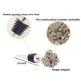thumbnail image 3 of Gemstone Wine Bottle Stopper, Pyrite Fool's Gold Rock Stone, Decorative Irregular Natural Crystal Stopper, 4-Inch, 3 of 7