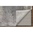 thumbnail image 4 of Feizy Cadiz Modern Abstract, Taupe/Gray/Silver, 2'2" x 3'2" Accent Rug Sheen Industrial Watercolor Design Carpet for Living Dining Bed Room, 4 of 10