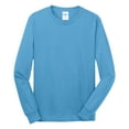 thumbnail image 5 of Mafoose Mens Long Sleeve Core Cotton T-Shirts Aquatic Blue S, 5 of 6